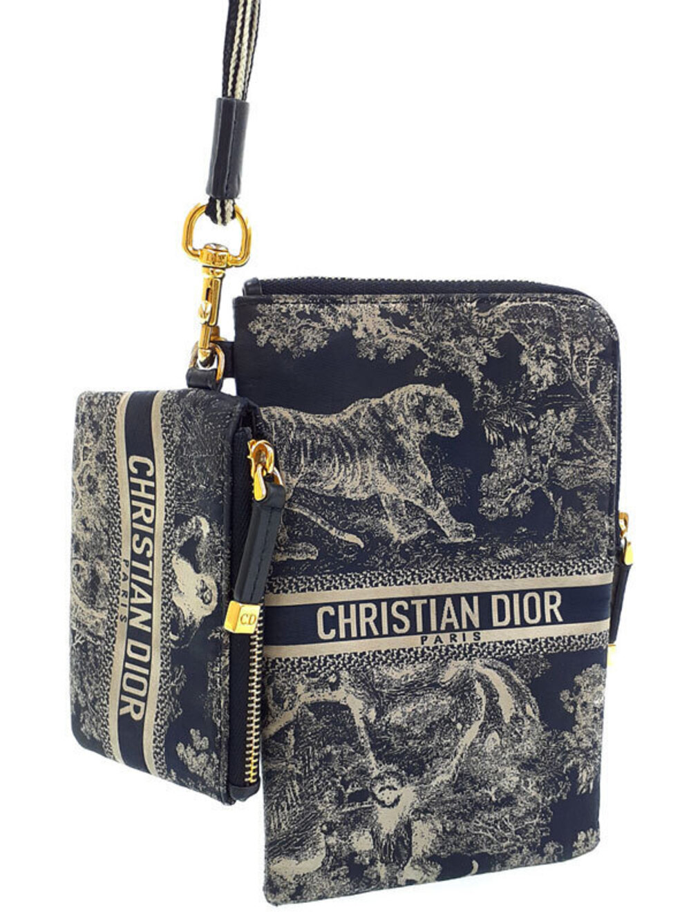 Christian Dior Blue Technical Toile de Jouy Dior Travel Multifunction